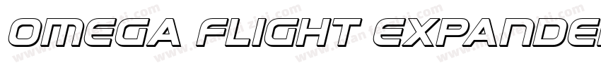 Omega Flight Expanded Italic字体转换